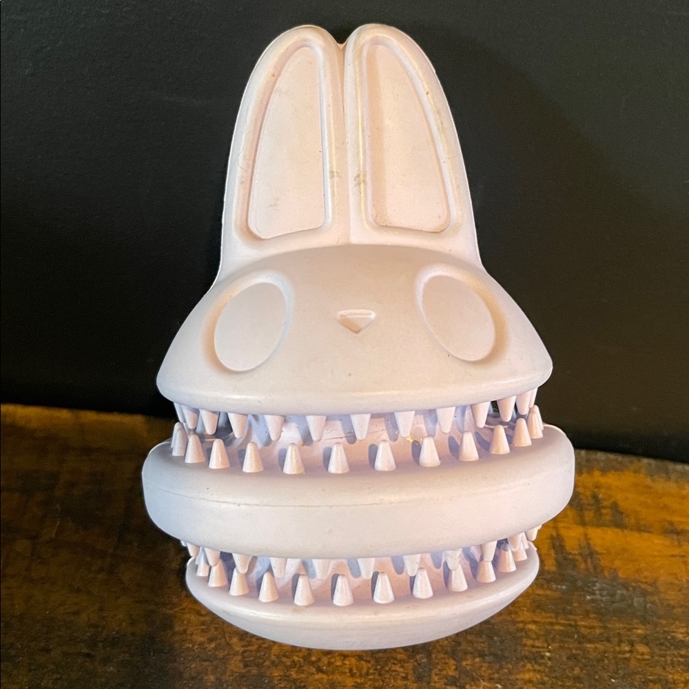 BARK  Rabbit Rubber Super Chewer Dog Toy w/ squeaker